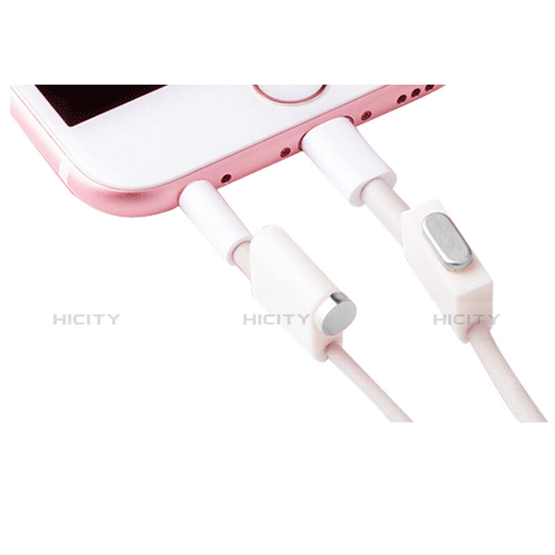 Staubschutz Stöpsel Passend Lightning USB Jack J02 für Apple New iPad Air 10.9 (2020) Silber