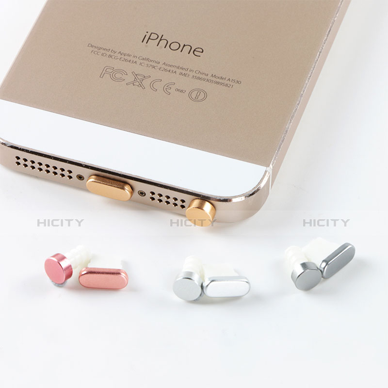 Staubschutz Stöpsel Passend Lightning USB Jack J05 für Apple iPhone 11 Pro Max Silber Plus