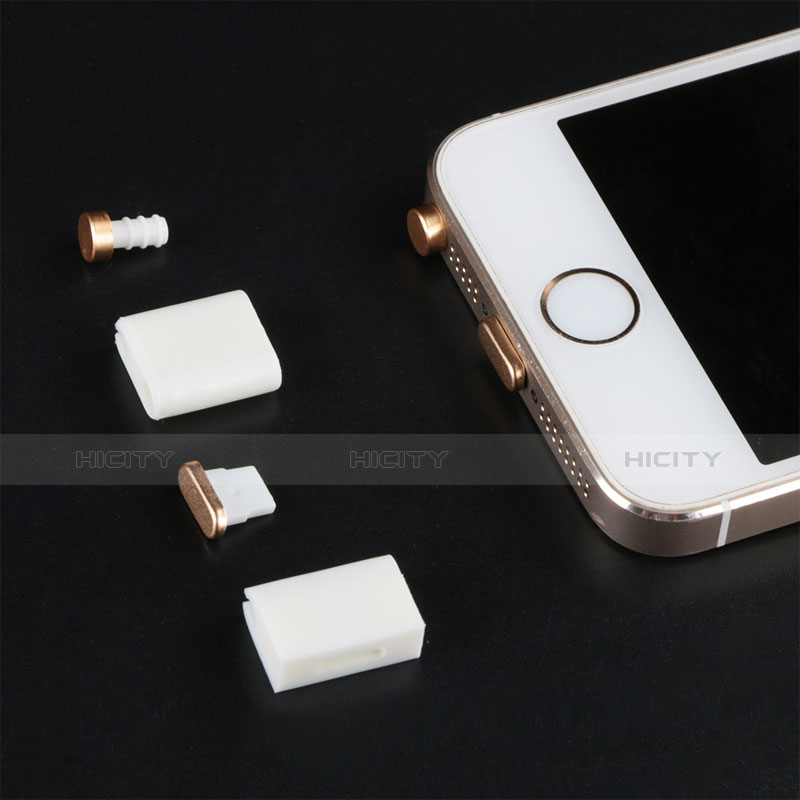 Staubschutz Stöpsel Passend Lightning USB Jack J05 für Apple iPhone 11 Pro Max Silber groß