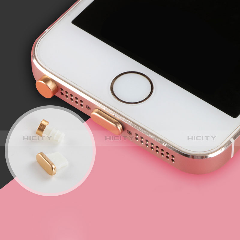Staubschutz Stöpsel Passend Lightning USB Jack J05 für Apple iPhone 5 Rosegold