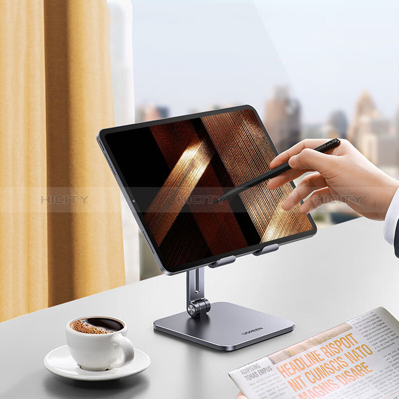 Tablet Halter Halterung Universal Tablet Ständer N05 für Apple iPad Pro 12.9 (2020) Dunkelgrau