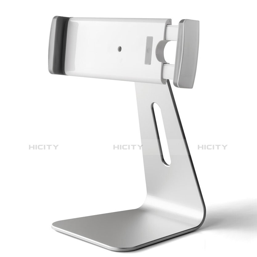 Tablet Halter Halterung Universal Tablet Ständer T24 für Xiaomi Mi Pad Silber groß
