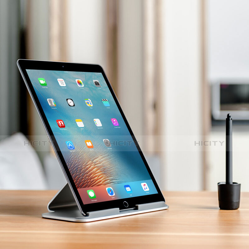 Tablet Halter Halterung Universal Tablet Ständer T25 für Apple iPad 4 Silber