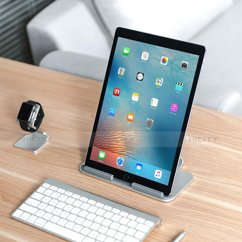 Tablet Halter Halterung Universal Tablet Ständer T25 für Apple iPad New Air (2019) 10.5 Silber groß