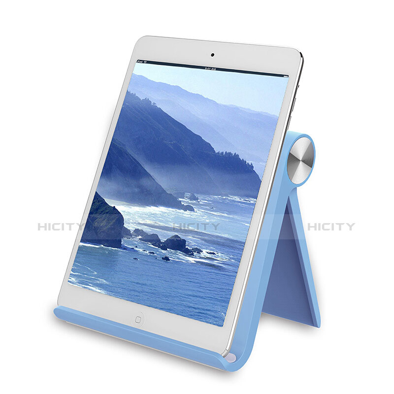 Tablet Halter Halterung Universal Tablet Ständer T28 für Apple iPad Mini 4 Hellblau Plus