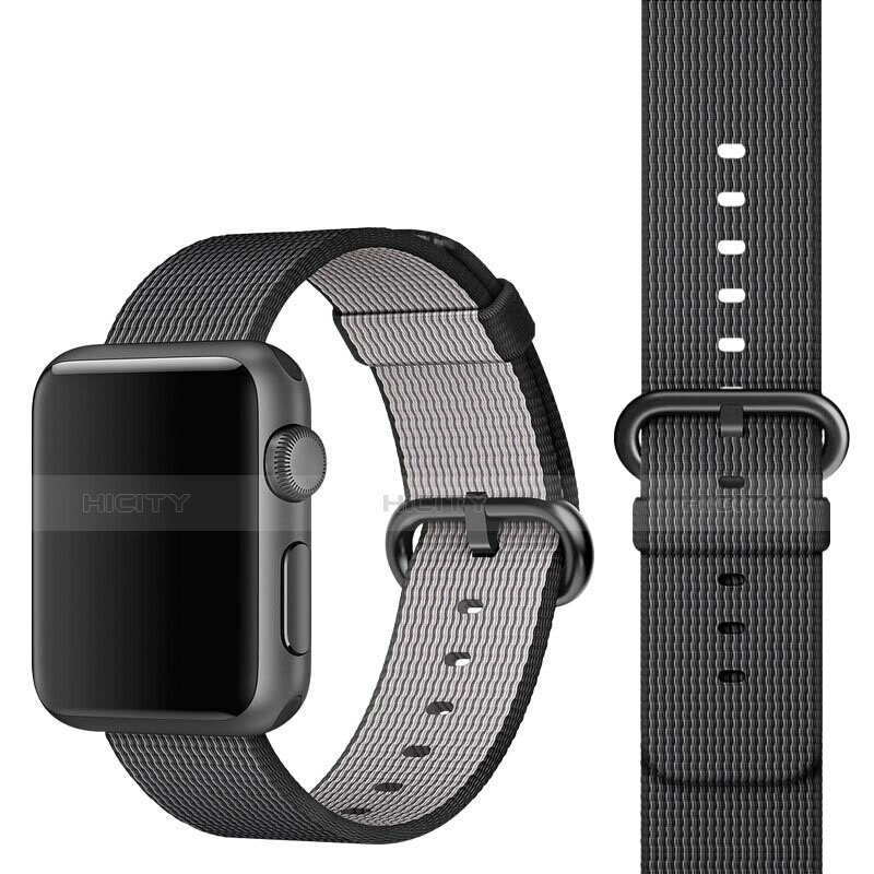 Uhrenarmband Milanaise Band für Apple iWatch 2 42mm Schwarz