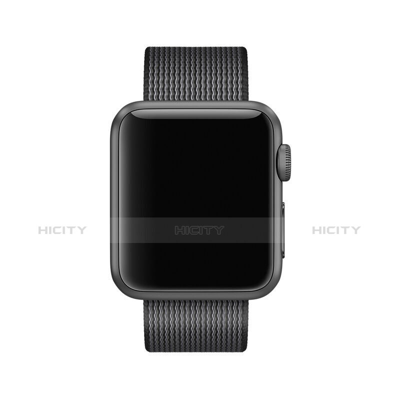 Uhrenarmband Milanaise Band für Apple iWatch 2 42mm Schwarz