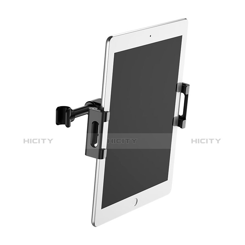 Universal Faltbare Ständer KFZ Halter Halterungung Rücksitz Tablet Halter Halterung B01 für Huawei Honor WaterPlay 10.1 HDN-W09 Schwarz groß