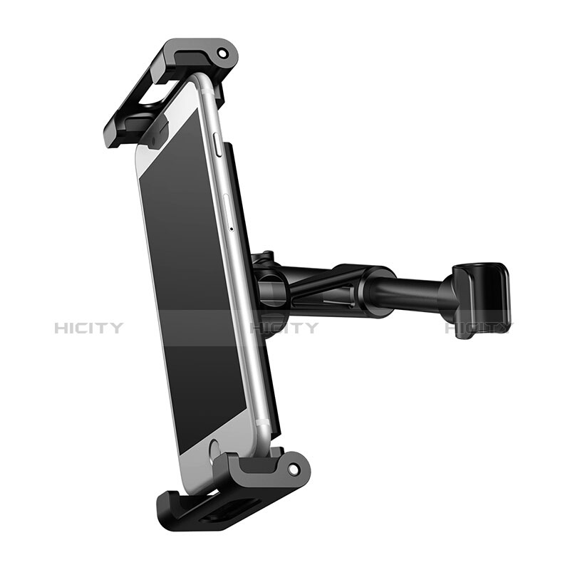 Universal Faltbare Ständer KFZ Halter Halterungung Rücksitz Tablet Halter Halterung B01 für Huawei Honor WaterPlay 10.1 HDN-W09 Schwarz groß