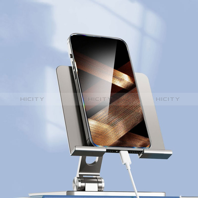 Universal Faltbare Ständer Tablet Halter Halterung Flexibel D13 für Apple iPad Pro 12.9 Schwarz groß