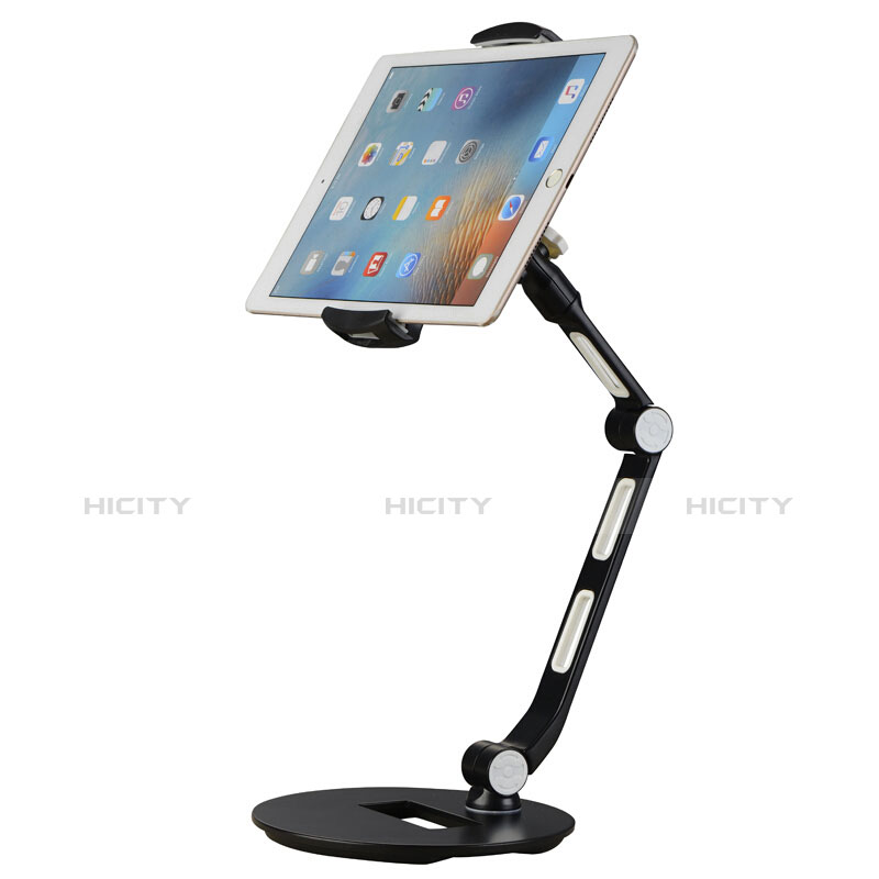 Universal Faltbare Ständer Tablet Halter Halterung Flexibel H08 für Apple iPad 4 Schwarz Plus