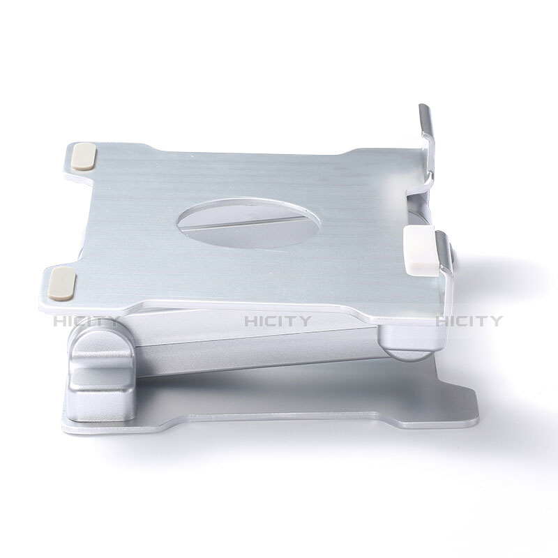 Universal Faltbare Ständer Tablet Halter Halterung Flexibel H09 für Huawei MediaPad M3 Lite Weiß