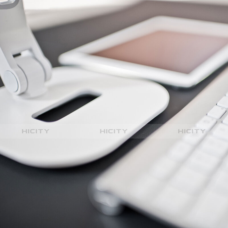 Universal Faltbare Ständer Tablet Halter Halterung Flexibel H10 für Apple iPad Mini 2 Weiß groß