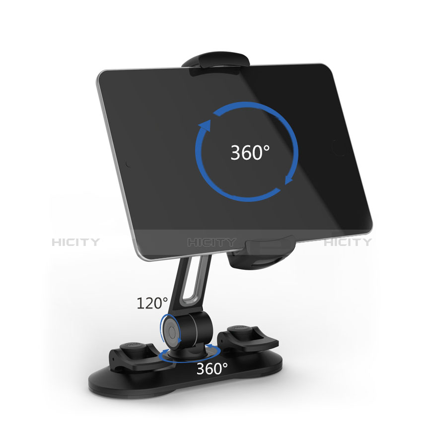 Universal Faltbare Ständer Tablet Halter Halterung Flexibel H11 für Apple iPad Pro 12.9 (2020) Schwarz groß