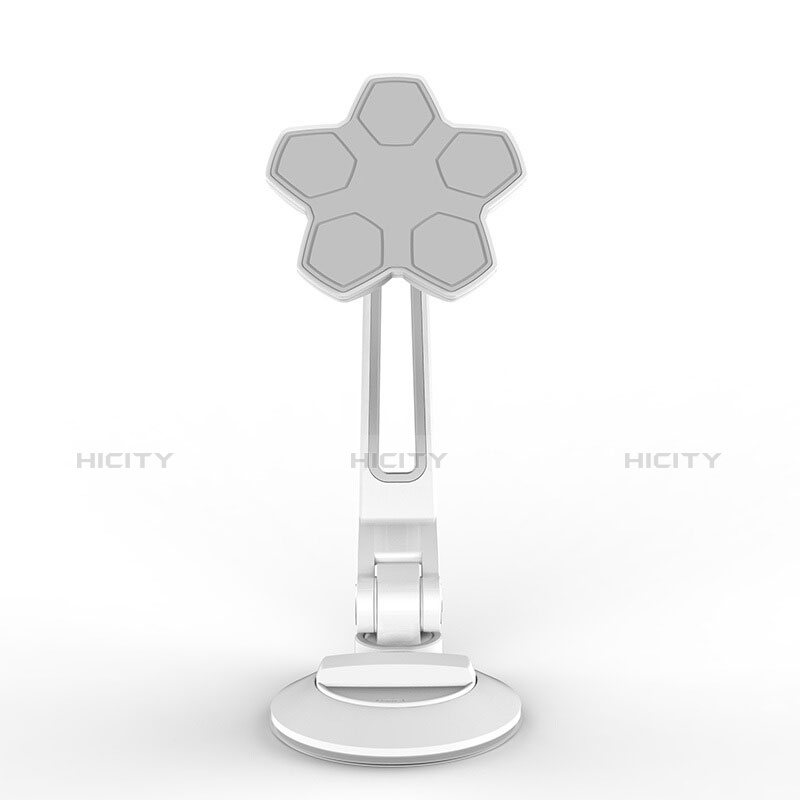 Universal Faltbare Ständer Tablet Halter Halterung Flexibel H14 für Apple iPad Air 2 Weiß groß