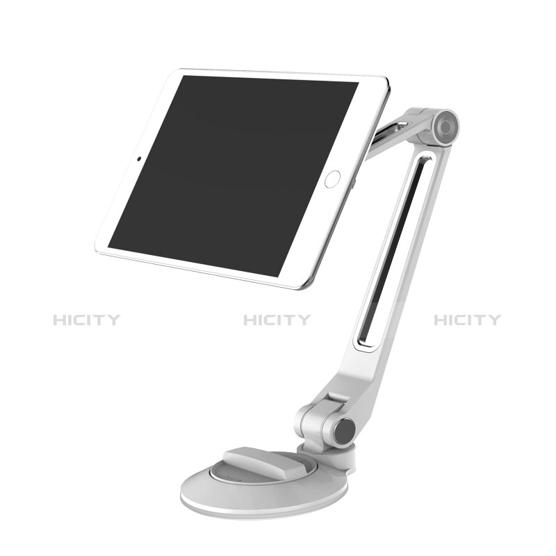 Universal Faltbare Ständer Tablet Halter Halterung Flexibel H14 für Apple iPad Air Weiß groß