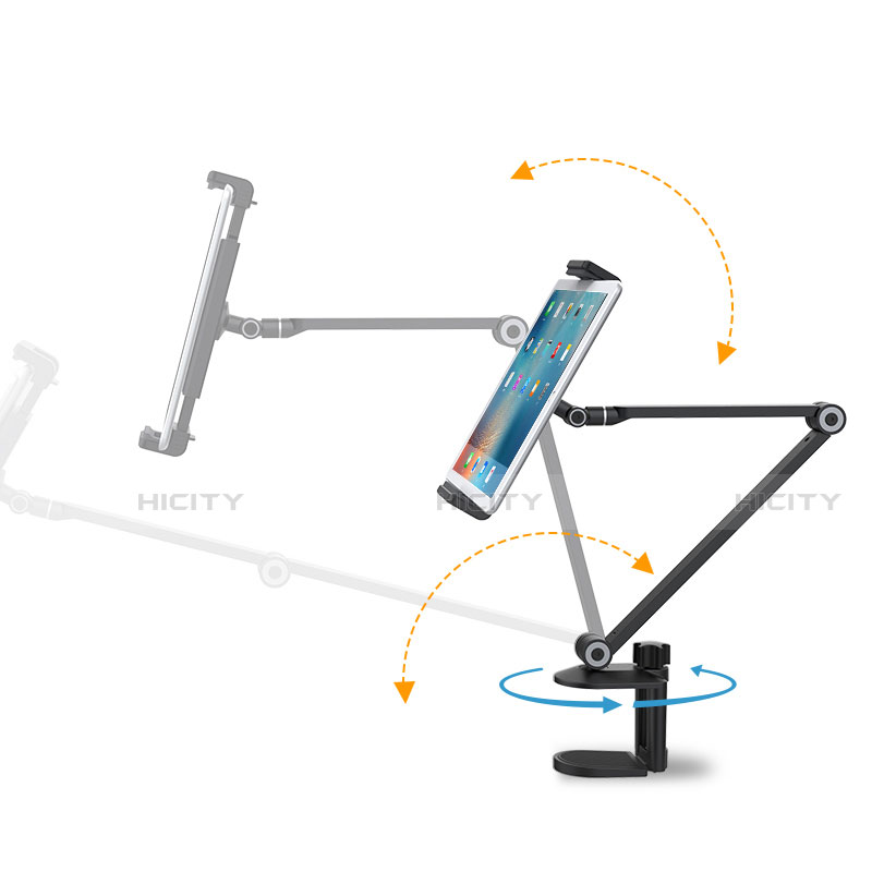Universal Faltbare Ständer Tablet Halter Halterung Flexibel K01 für Apple iPad Air 4 10.9 (2020) groß