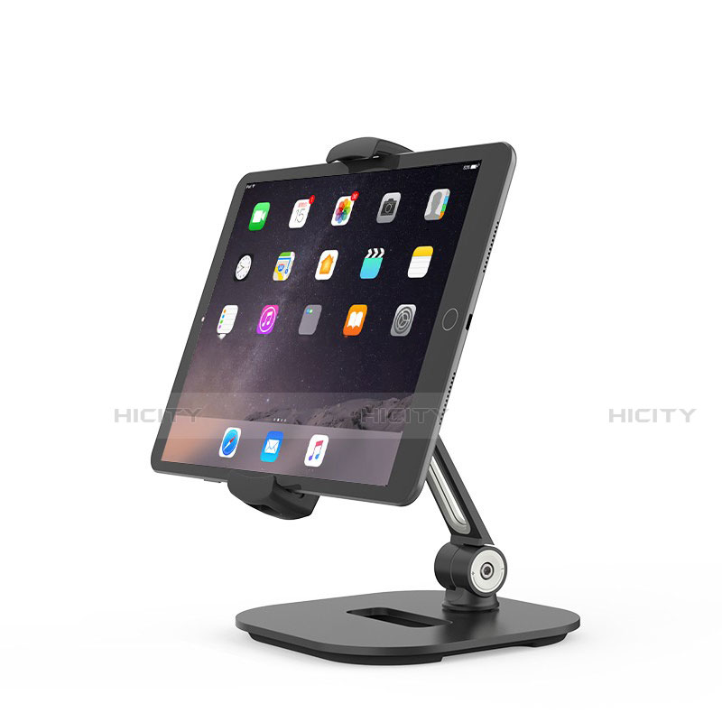 Universal Faltbare Ständer Tablet Halter Halterung Flexibel K02 für Apple iPad Mini 4 Schwarz