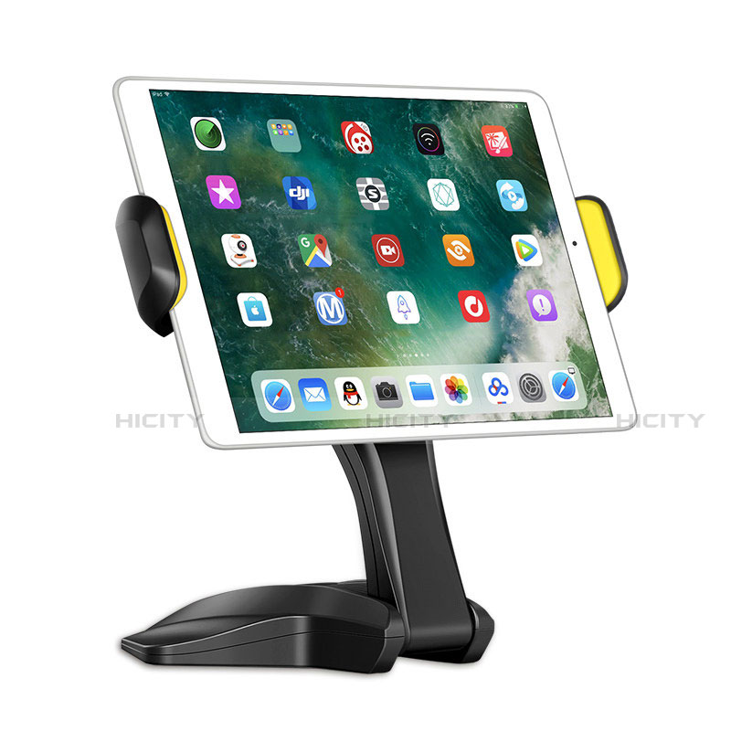 Universal Faltbare Ständer Tablet Halter Halterung Flexibel K03 für Apple iPad 2 Schwarz Plus
