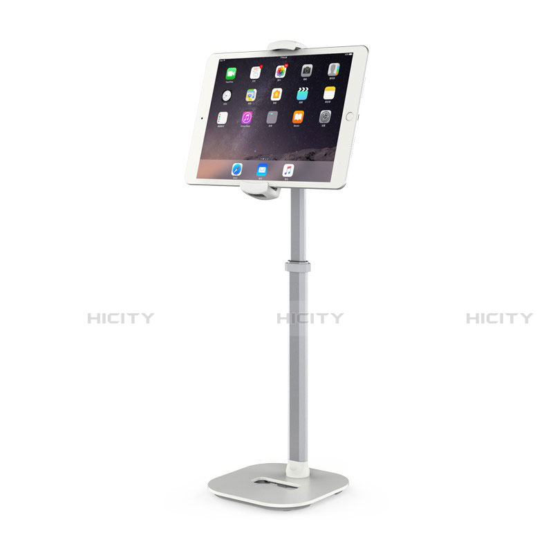 Universal Faltbare Ständer Tablet Halter Halterung Flexibel K09 für Apple iPad Pro 12.9 (2020) Weiß