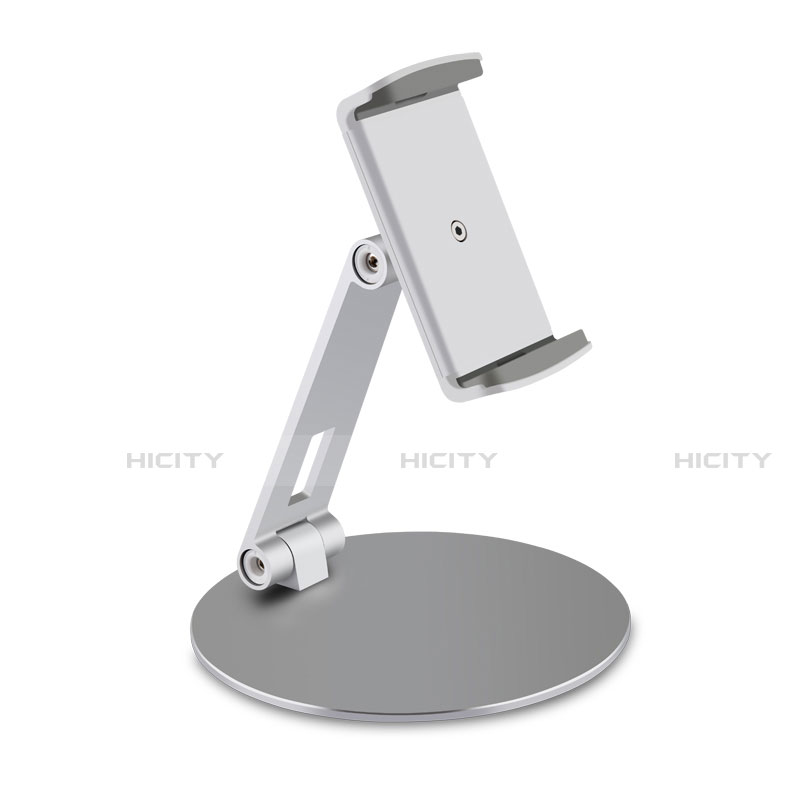 Universal Faltbare Ständer Tablet Halter Halterung Flexibel K10 für Apple iPad Mini Silber