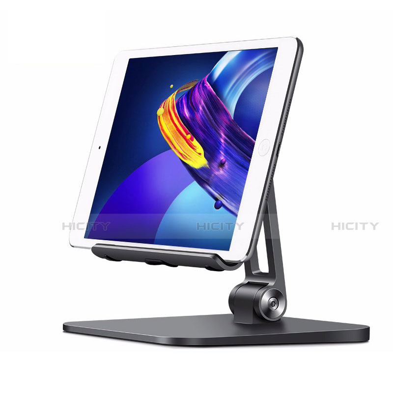 Universal Faltbare Ständer Tablet Halter Halterung Flexibel K17 für Apple iPad 2 Dunkelgrau groß