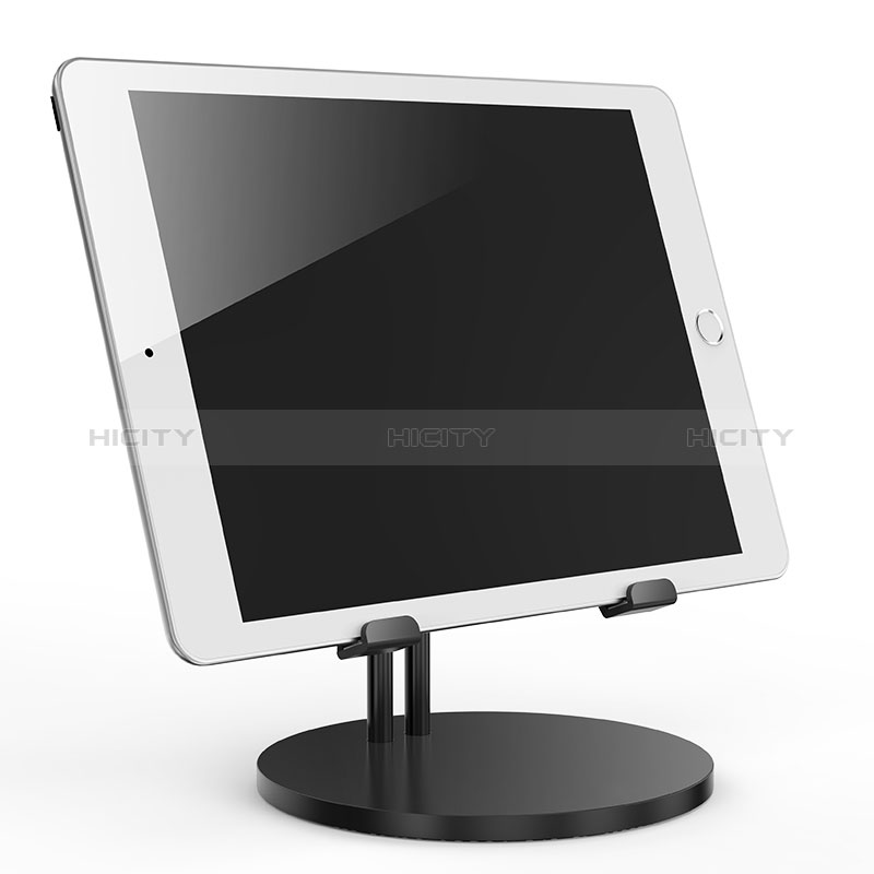 Universal Faltbare Ständer Tablet Halter Halterung Flexibel K24 für Apple iPad Pro 12.9 (2021) Schwarz Plus