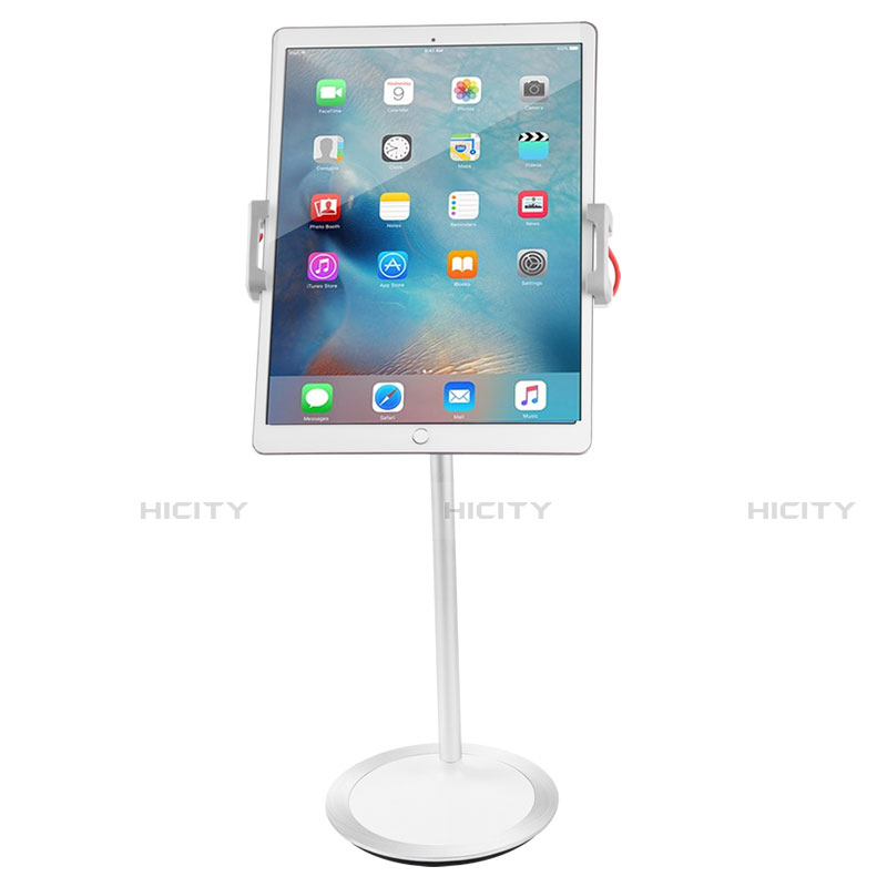 Universal Faltbare Ständer Tablet Halter Halterung Flexibel K27 für Apple iPad 3 Weiß Plus