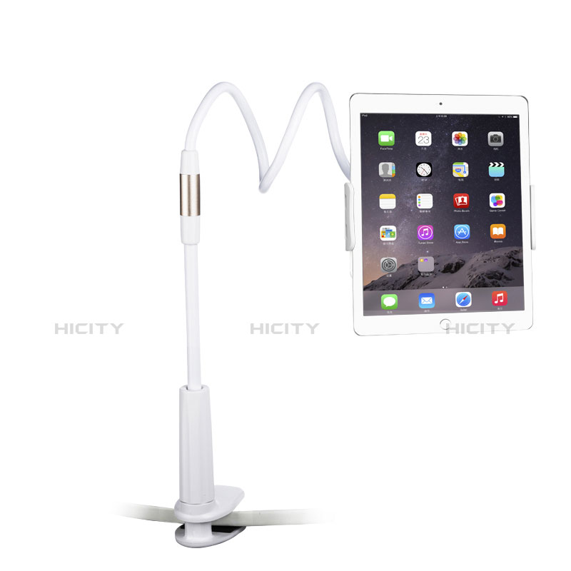 Universal Faltbare Ständer Tablet Halter Halterung Flexibel T29 für Apple iPad Mini 4 Weiß