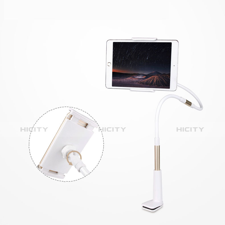 Universal Faltbare Ständer Tablet Halter Halterung Flexibel T30 für Apple iPad 2 Weiß