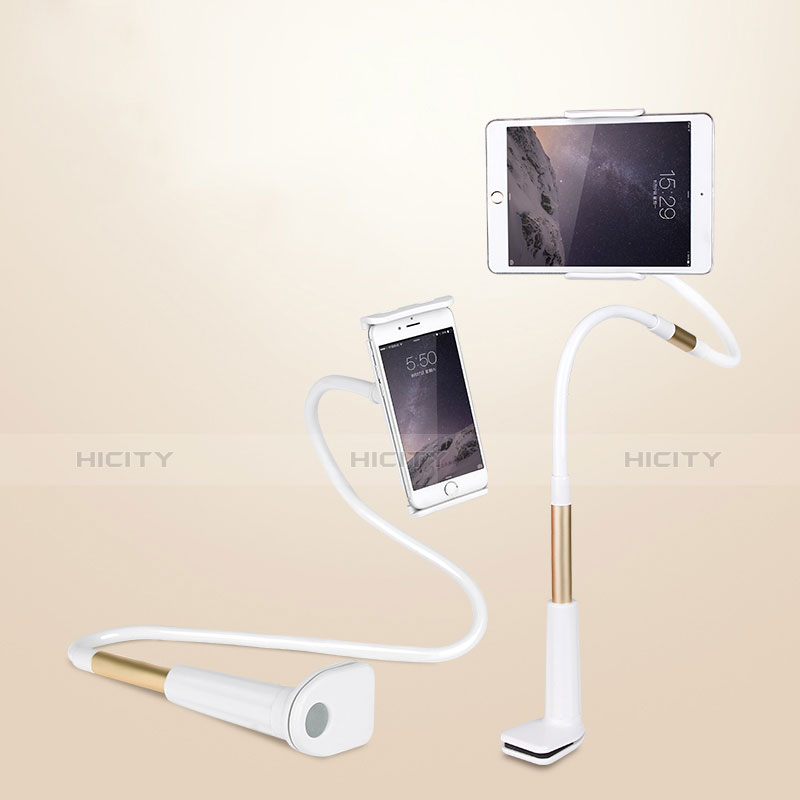 Universal Faltbare Ständer Tablet Halter Halterung Flexibel T30 für Samsung Galaxy Note 10.1 2014 SM-P600 Weiß groß
