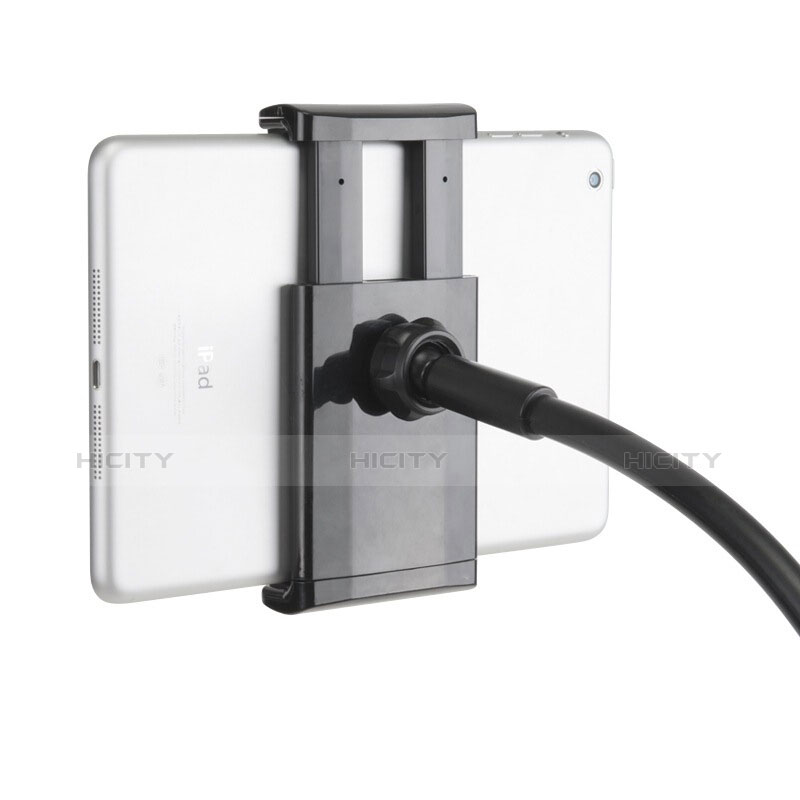 Universal Faltbare Ständer Tablet Halter Halterung Flexibel T31 für Apple iPad Pro 12.9 Schwarz groß