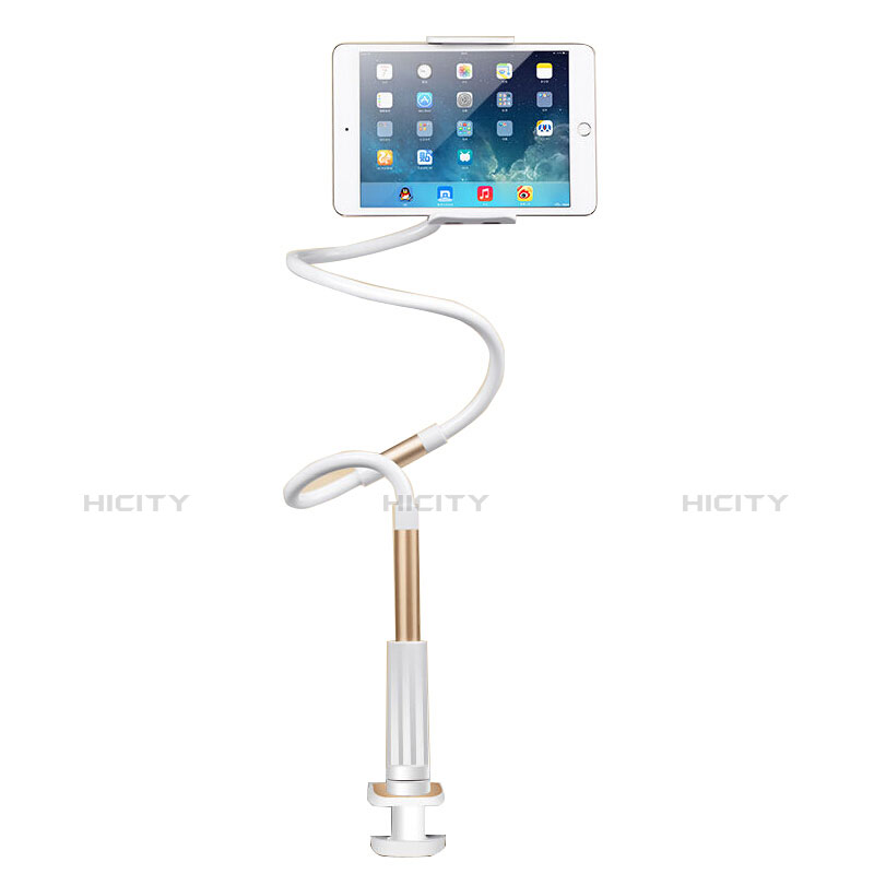 Universal Faltbare Ständer Tablet Halter Halterung Flexibel T33 für Apple iPad 3 Gold