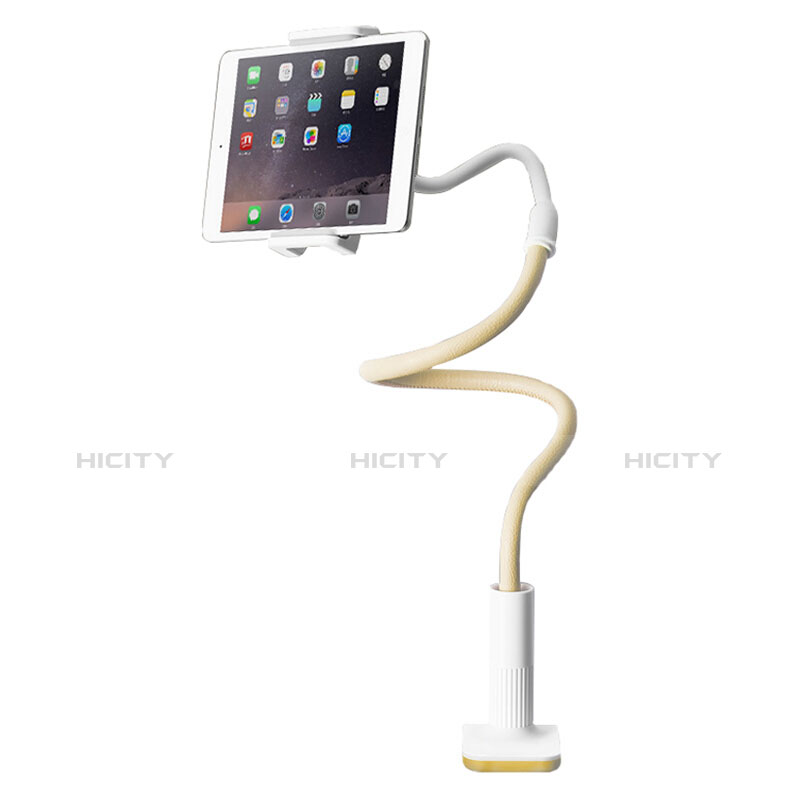 Universal Faltbare Ständer Tablet Halter Halterung Flexibel T34 für Apple iPad Mini 5 (2019) Gelb Plus