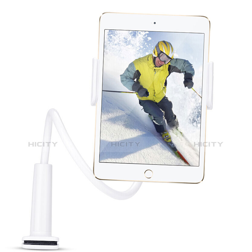 Universal Faltbare Ständer Tablet Halter Halterung Flexibel T38 für Apple iPad 3 Weiß Plus