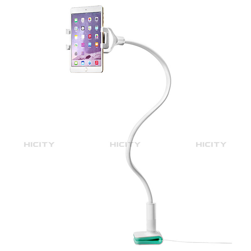 Universal Faltbare Ständer Tablet Halter Halterung Flexibel T40 für Apple iPad Air 10.9 (2020) Weiß Plus
