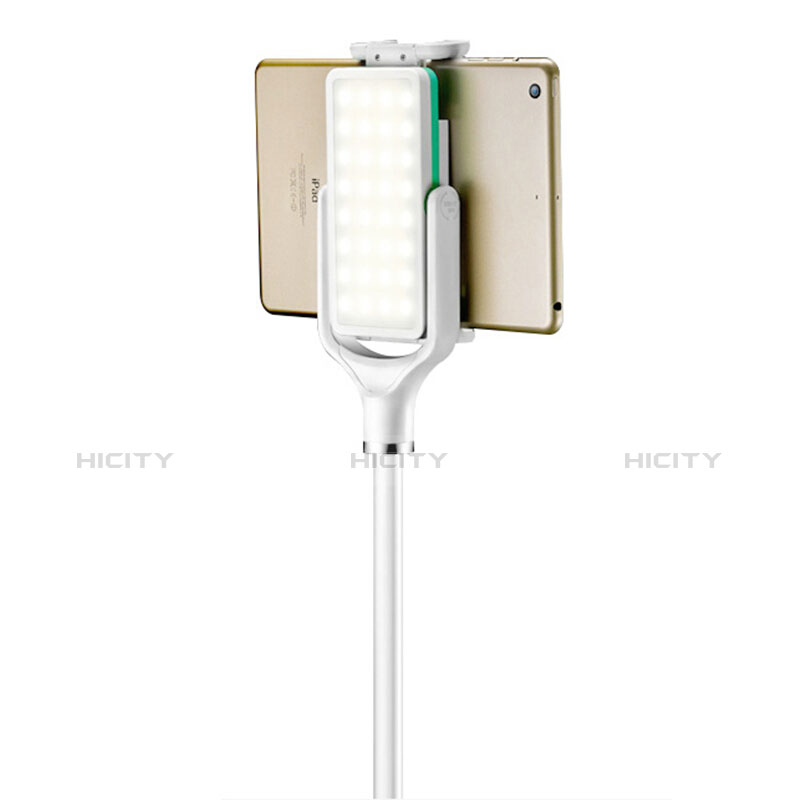 Universal Faltbare Ständer Tablet Halter Halterung Flexibel T40 für Apple iPad Mini 2 Weiß