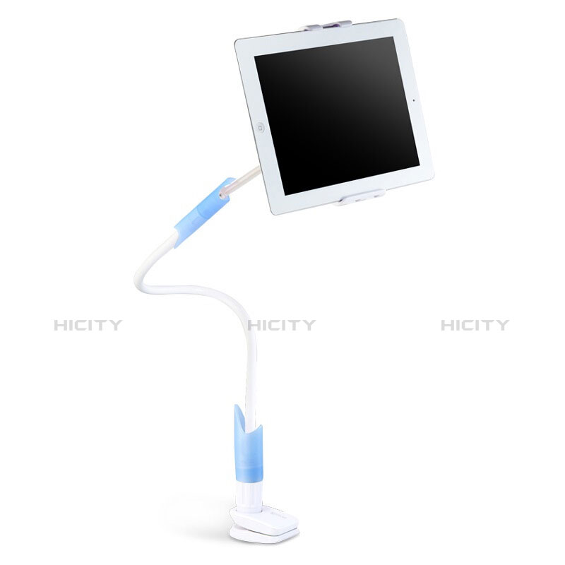 Universal Faltbare Ständer Tablet Halter Halterung Flexibel T41 für Apple iPad Mini 3 Hellblau