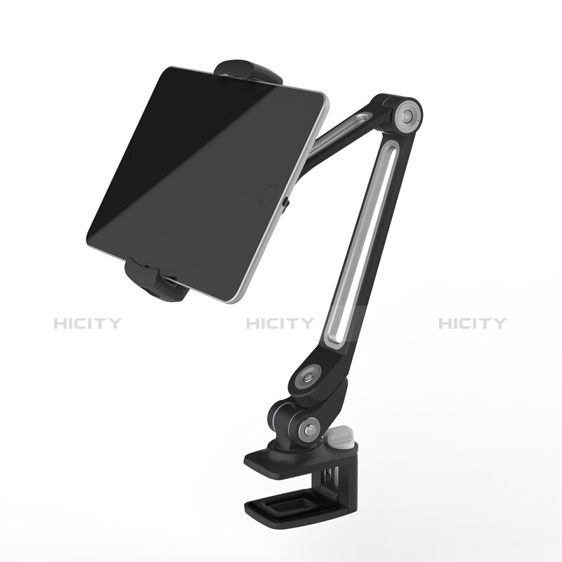 Universal Faltbare Ständer Tablet Halter Halterung Flexibel T43 für Apple iPad Air Schwarz