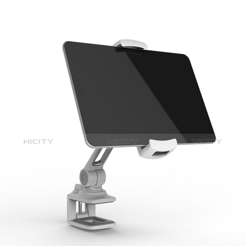 Universal Faltbare Ständer Tablet Halter Halterung Flexibel T45 für Huawei MediaPad T3 7.0 BG2-W09 BG2-WXX Silber Plus