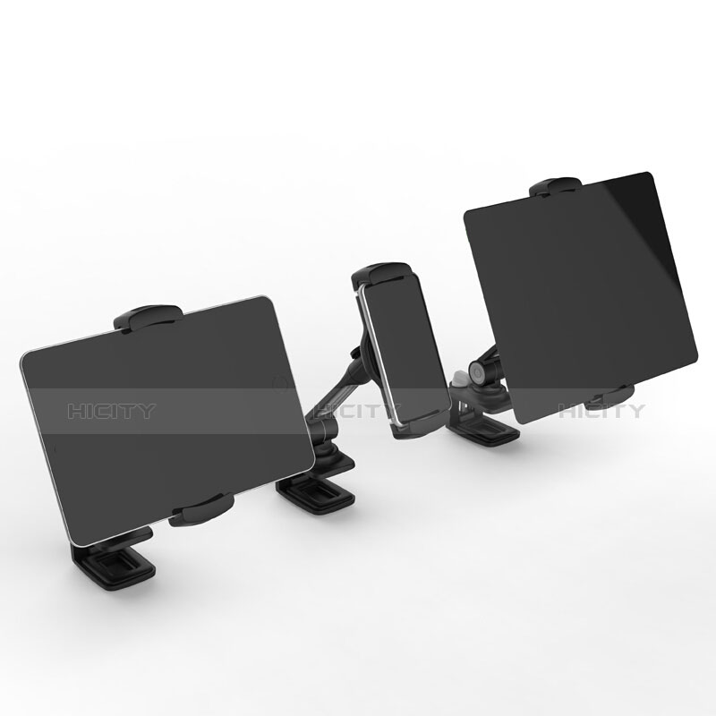 Universal Faltbare Ständer Tablet Halter Halterung Flexibel T45 für Samsung Galaxy Tab 3 7.0 P3200 T210 T215 T211 Schwarz groß