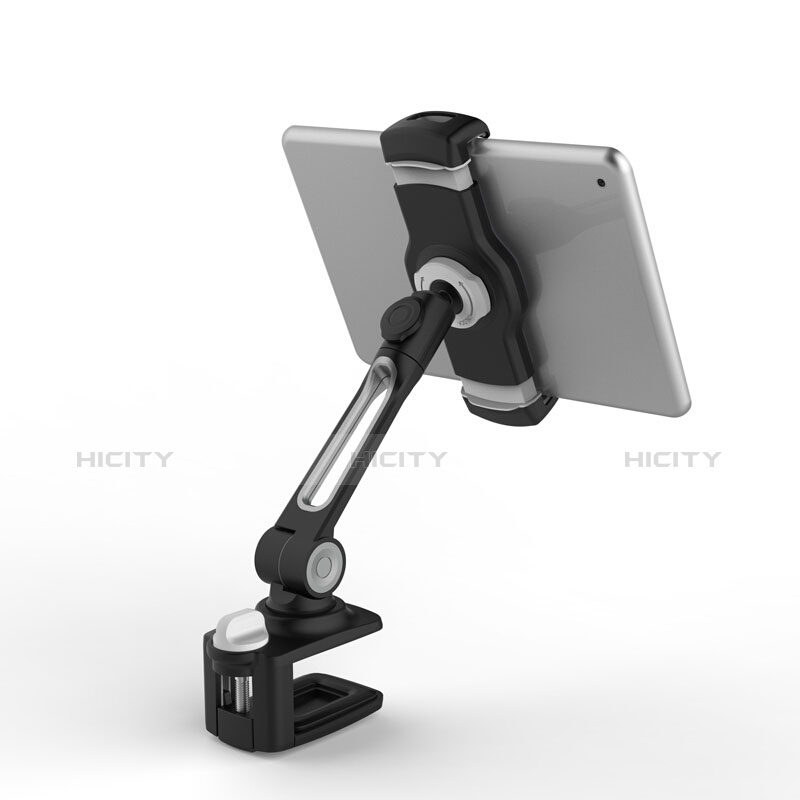 Universal Faltbare Ständer Tablet Halter Halterung Flexibel T45 für Samsung Galaxy Tab 3 7.0 P3200 T210 T215 T211 Schwarz groß
