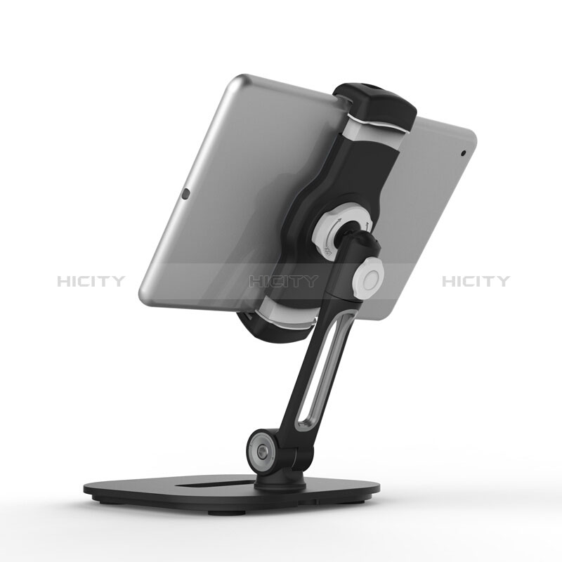 Universal Faltbare Ständer Tablet Halter Halterung Flexibel T47 für Apple iPad Air 5 10.9 (2022) Schwarz