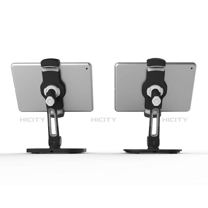 Universal Faltbare Ständer Tablet Halter Halterung Flexibel T47 für Apple iPad Pro 10.5 Schwarz groß