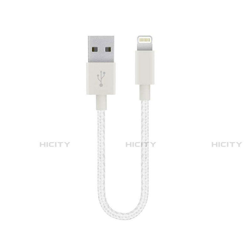 USB Ladekabel Kabel 15cm S01 für Apple iPad 3 groß