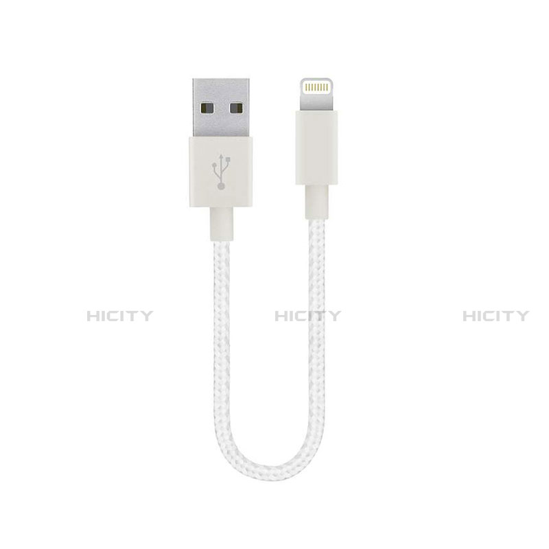 USB Ladekabel Kabel 15cm S01 für Apple iPhone 12 Pro