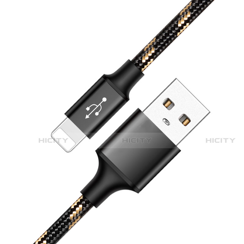 USB Ladekabel Kabel 25cm S03 für Apple iPhone SE3 (2022)