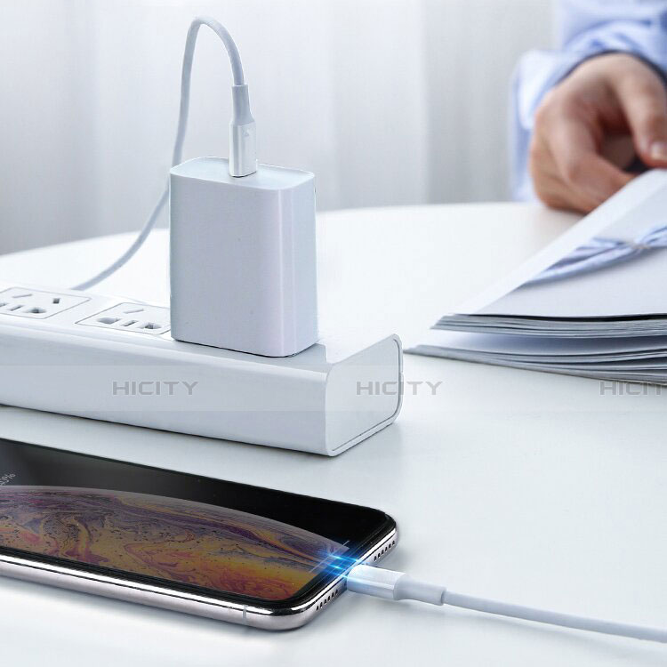 USB Ladekabel Kabel C02 für Apple iPad 4 Weiß groß