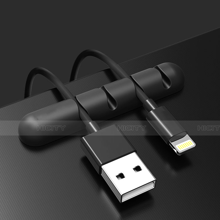 USB Ladekabel Kabel C02 für Apple iPhone 5C Schwarz groß