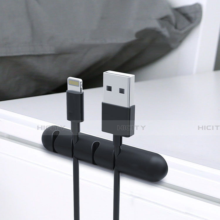 USB Ladekabel Kabel C02 für Apple iPhone SE (2020) Schwarz groß